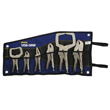 Irwin Irwin 586-IRHT82594 Fast Release Locking Pliers Kit Bag Set - 6 Piece 586-IRHT82594